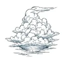 Akatsuki Cloud tattoo design idea