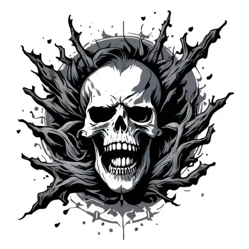 breaking free badass tattoo design idea