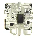 computer Motherboard, cpu chip embedded, graphics card, ram, io plate, wired channels, wires ATX Motherboard gold black tattoo design idea