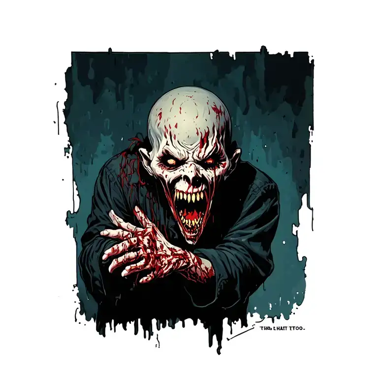 Depression tattoo design idea