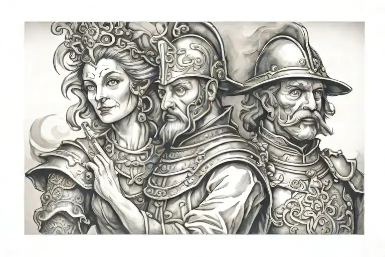 Cervantes tattoo design idea