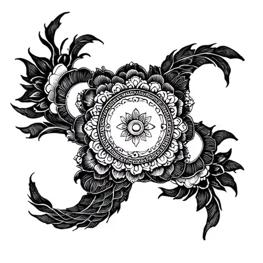 Buddhist inspired tattoo tattoo design idea