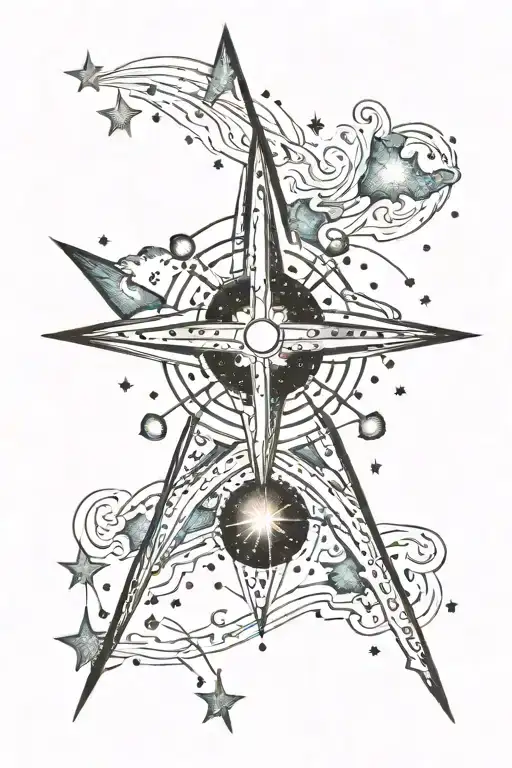 orion constellation tattoo design idea