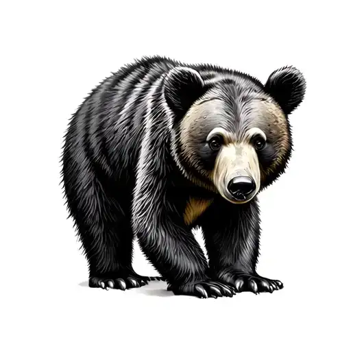 Mama Bear Baby Bear tattoo design idea