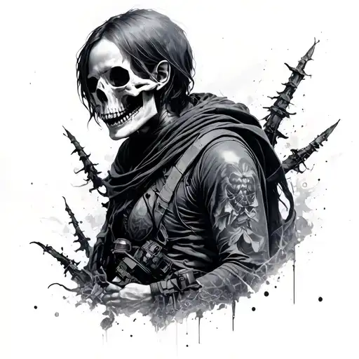 Death Stranding tattoo design idea