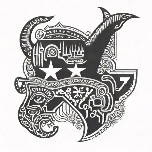 Texas Inca tattoo design idea