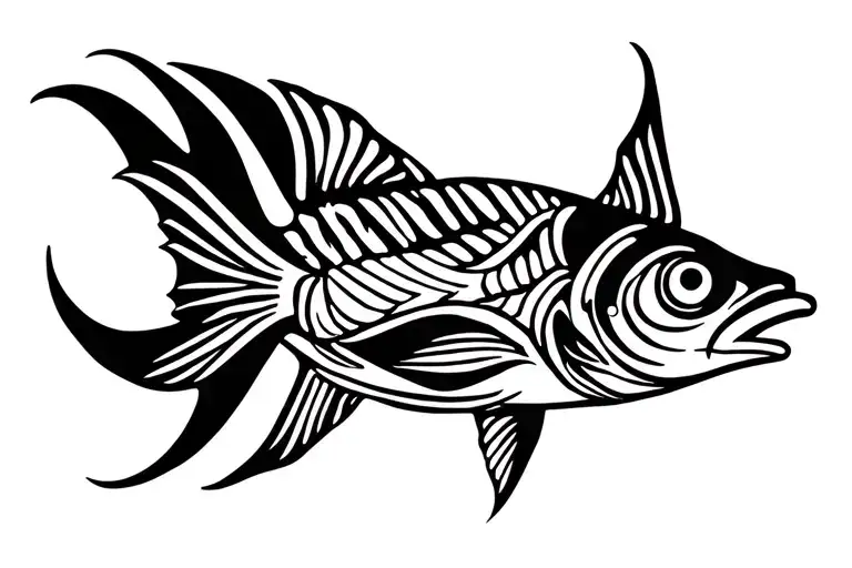 "VaAnee's Sarita" Astro Sign Fish tattoo design idea