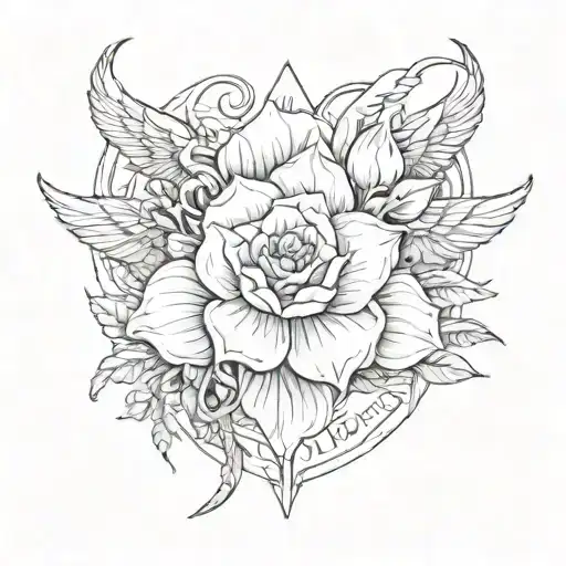 memorial tattoo for dad tattoo design idea