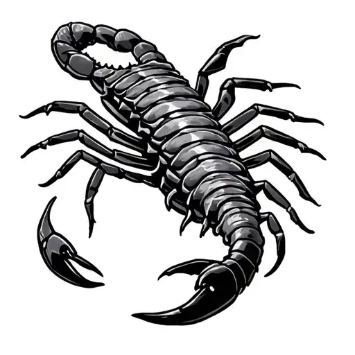 Egyptian Scorpion tattoo design idea