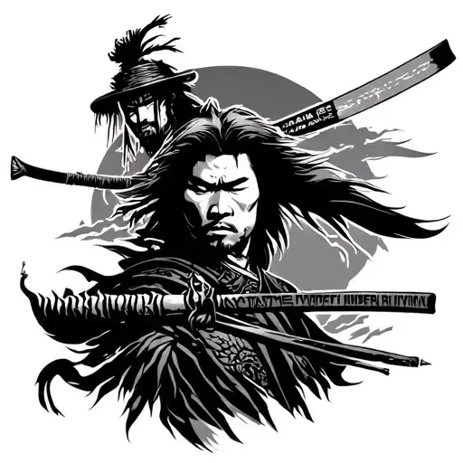 miyamoto musashi vagabond invincible under the sun tattoo design idea