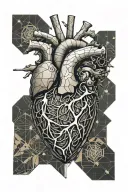 an anatomic heart in the Final Shape from Destiny 2 tattoo design idea