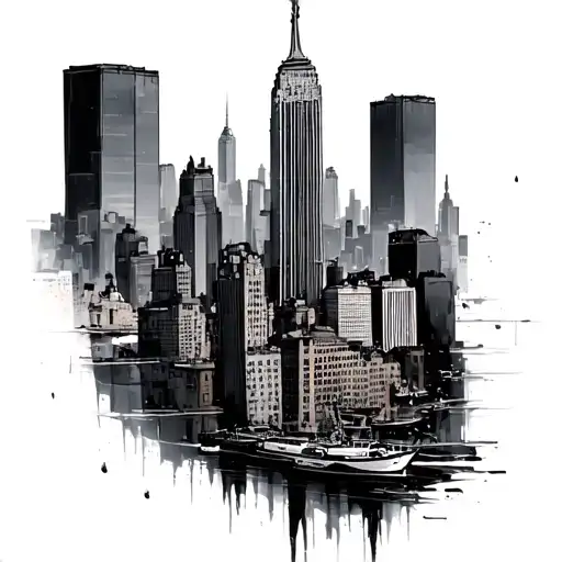Manhattan tattoo design idea