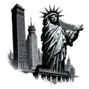 Manhattan tattoo design idea