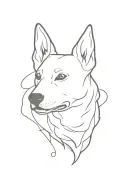 dog memorial tattoo tattoo design idea