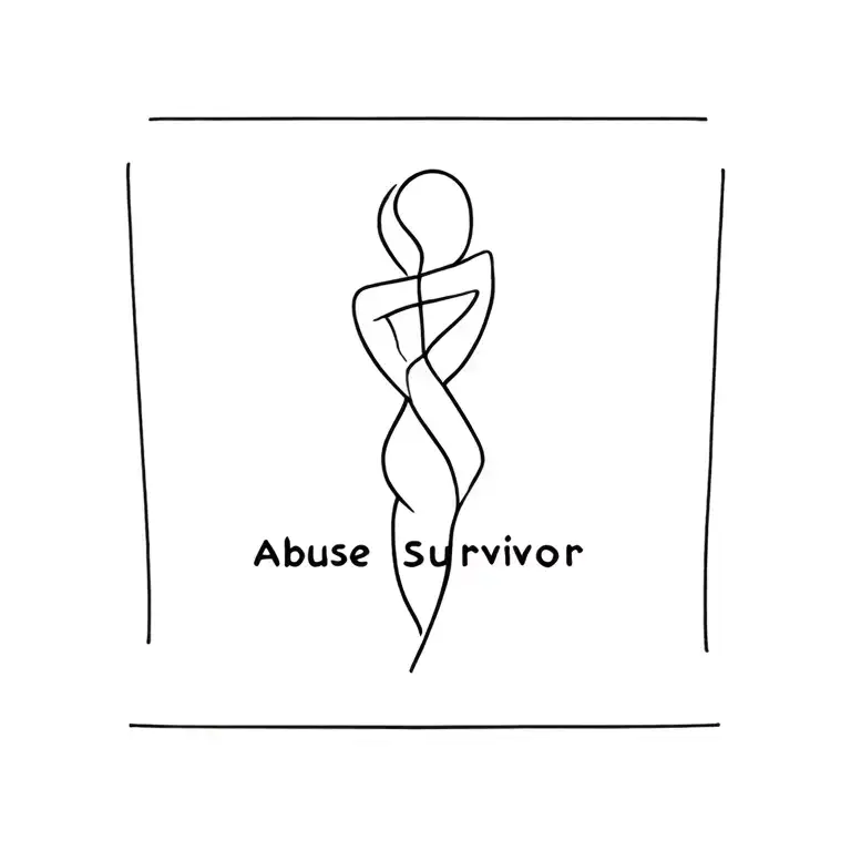 Abuse Survivor tattoo design idea