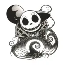 The Nightmare Before Christmas tattoo design idea