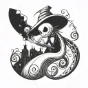 The Nightmare Before Christmas tattoo design idea