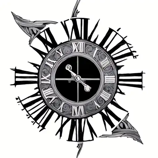 2004 Roman Numerals tattoo design idea