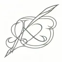 Royal Roman numeral 4 tattoo design idea