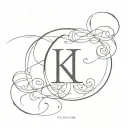 Royal Roman numeral 4 tattoo design idea
