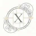 Royal Roman numeral 4 tattoo design idea