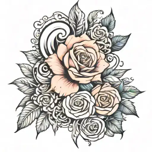 A powerful thigh tattoo that speaks of strength, chronic pain, and your struggle through hardships can be incredibly beautiful tattoo design idea