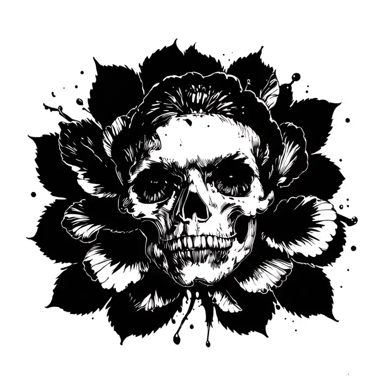 2 black bars from top to bottom tattoo design idea