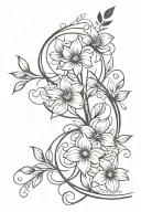 forever & always tattoo design idea