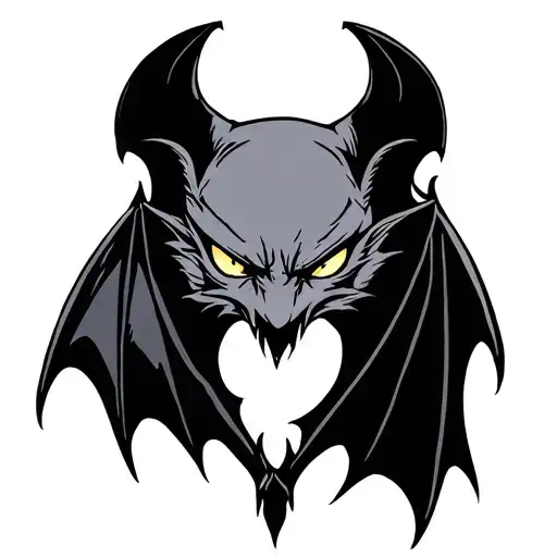 bat gothic tattoo tattoo design idea