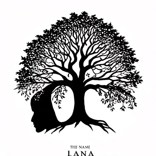 Egyptian and Nordic Greek mythology, figure 30, tree of life, poem, leana first name tattoo design idea