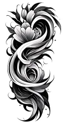 meander tattoo design idea