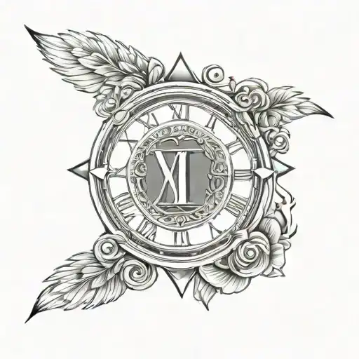 17 Roman Numeral tattoo design idea