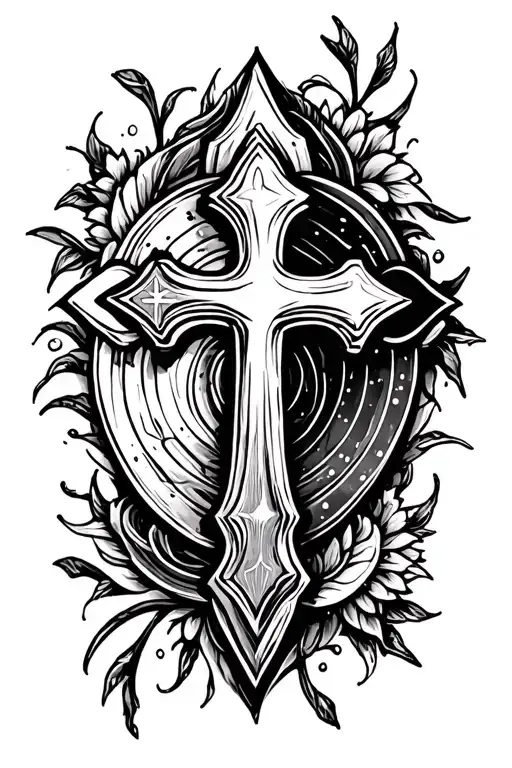 orthodox cross tattoo tattoo design idea