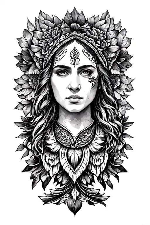 Albanian tattoo design idea