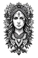 Albanian tattoo design idea