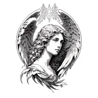 Angel Raphael tattoo design idea