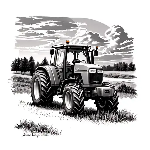 John Deere tattoo design idea