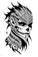 Skyrim tattoo design idea