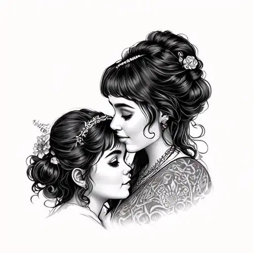 Aunt Niece tattoo design idea