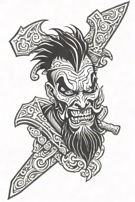 hatchet man icp tattoo design idea