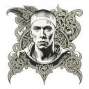 Eminem tattoo design idea