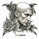 Eminem tattoo design idea