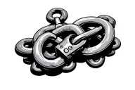 New chains same shackles tattoo design idea