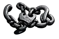 New chains same shackles tattoo design idea