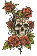 poison tree tattoo design idea