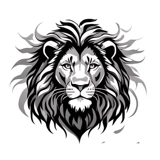 Lion King tattoo design idea