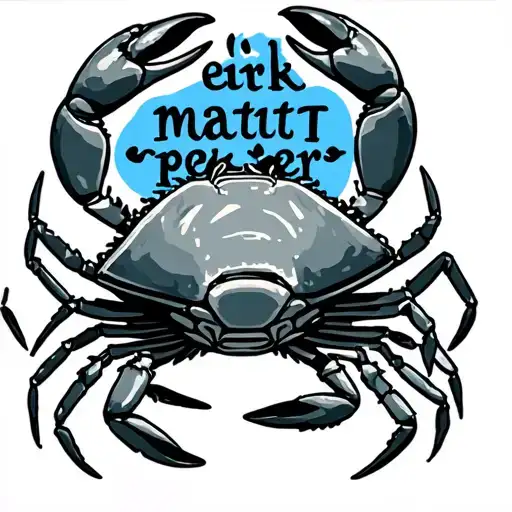 "erik matt peter" Blue Crab tattoo design idea