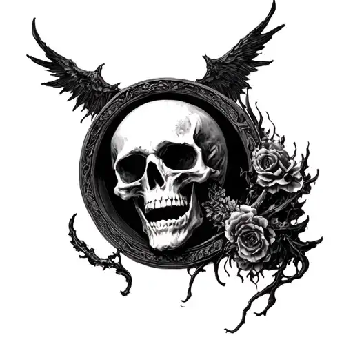 the art of death by gustave dore tattoo design idea