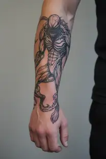 venom tattoo design idea