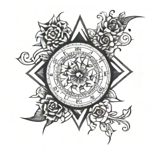 24 hours person tattoo design idea